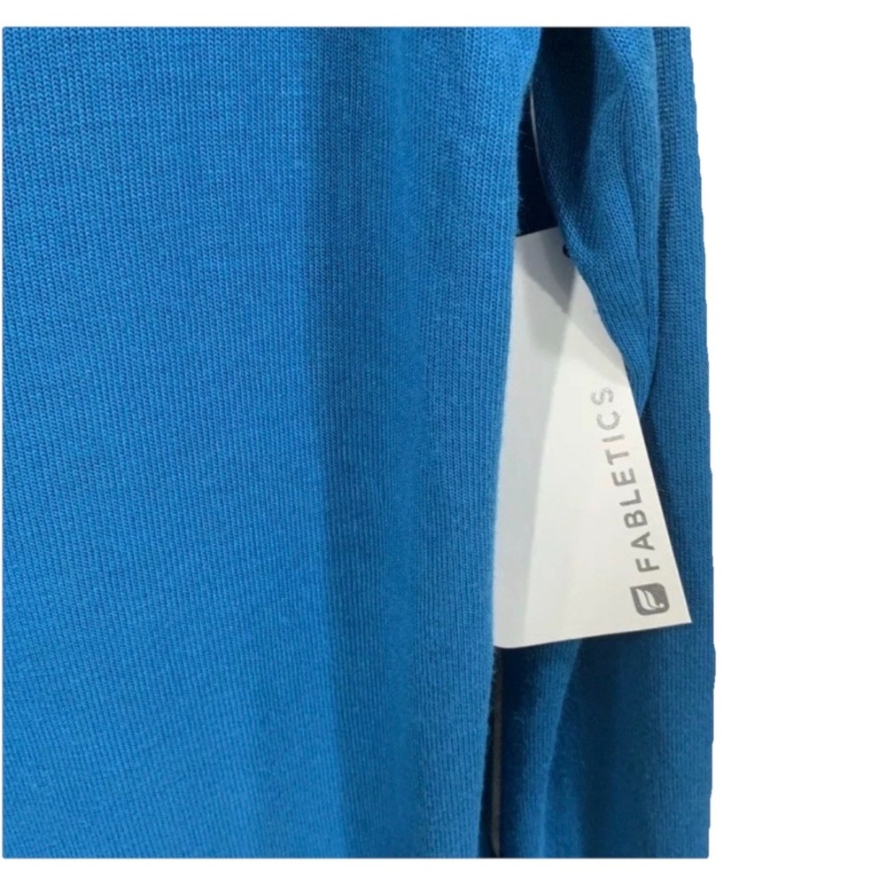 Fabletics Andrea Shrug Blue Cardigan Sweater Bombay Blue XL - Picture 2 of 6